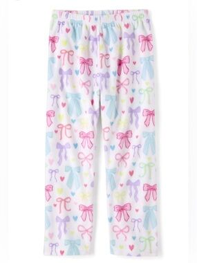 Cozy Bow Print Micro-fleece  Pajama Pants | NWT!